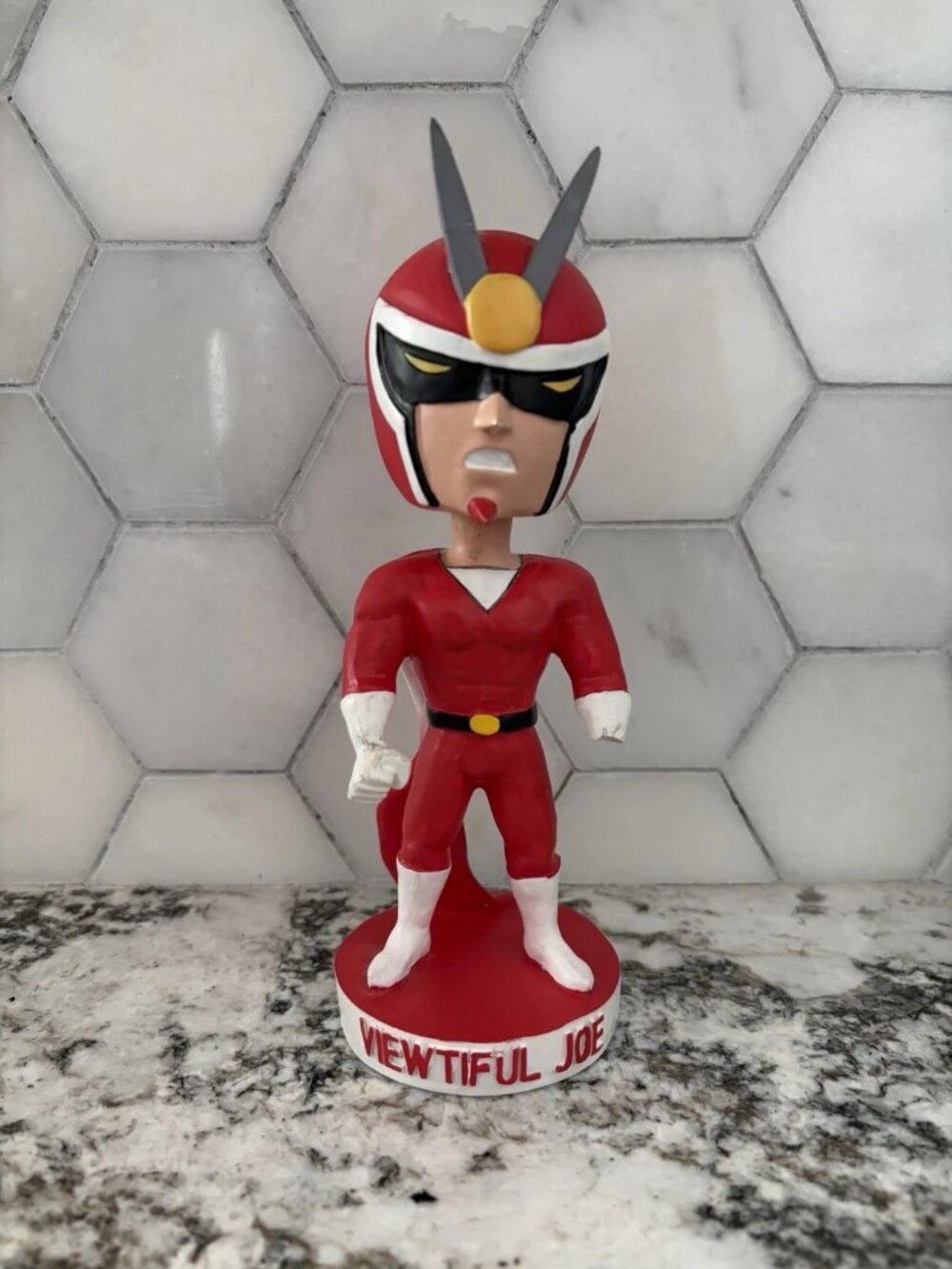 Capcom Gamecube Promo Viewtiful Joe Bobble Head Missing Hand